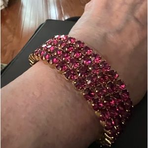 Amazing color vintage open bangle 7 inch